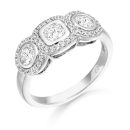 9ct Gold Alice CZ Ring-R315W