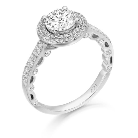 9ct Gold Affect CZ Ring-R316W