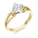 9ct Gold Aspect CZ Ring-R313