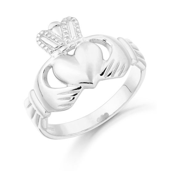 Gents Claddagh Ring-CL7W