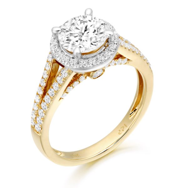 9ct Gold Aspire CZ Ring-R326