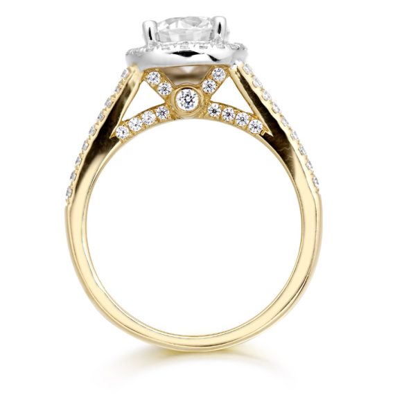 9ct Gold Aspire CZ Ring-R326