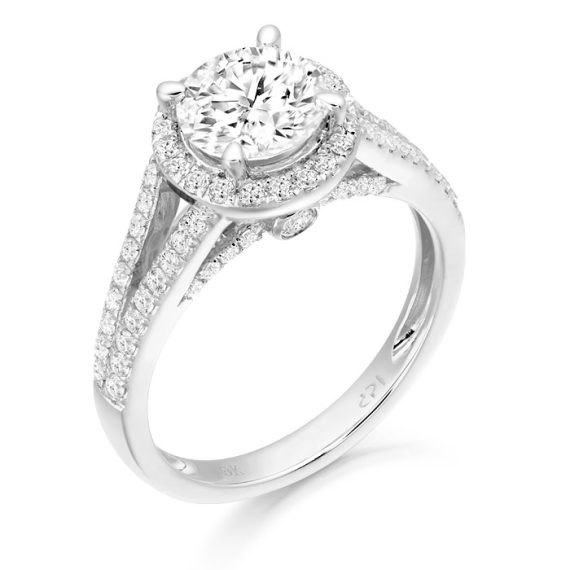 9ct Gold Aspire CZ Ring-R326W