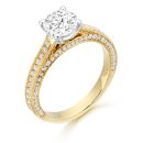 9ct Gold Dazzle CZ Ring-R319