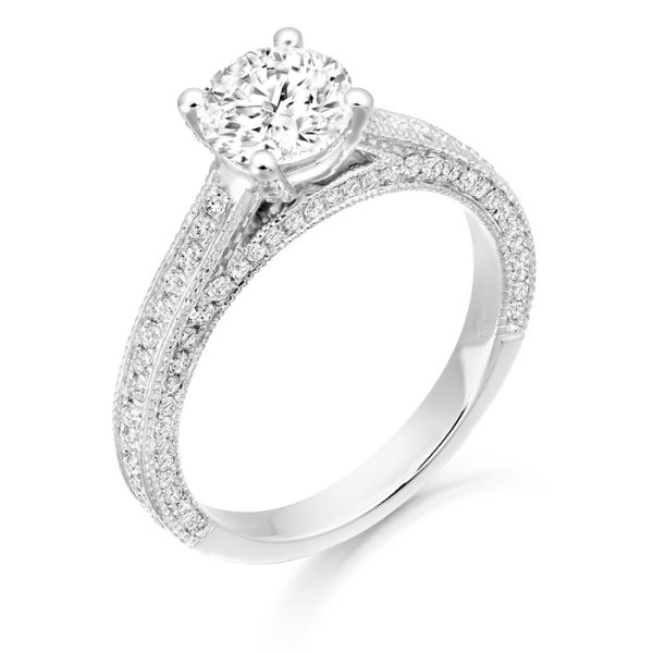 9ct Gold Dazzle CZ Ring-R319W