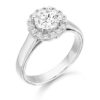 9ct Gold Cornet CZ Ring-R320W
