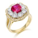 9ct Gold Alika CZ Ring-R312R