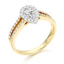Diamond Engagement Ring-DPL553