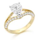 9ct Gold Annabelle CZ Ring-R331