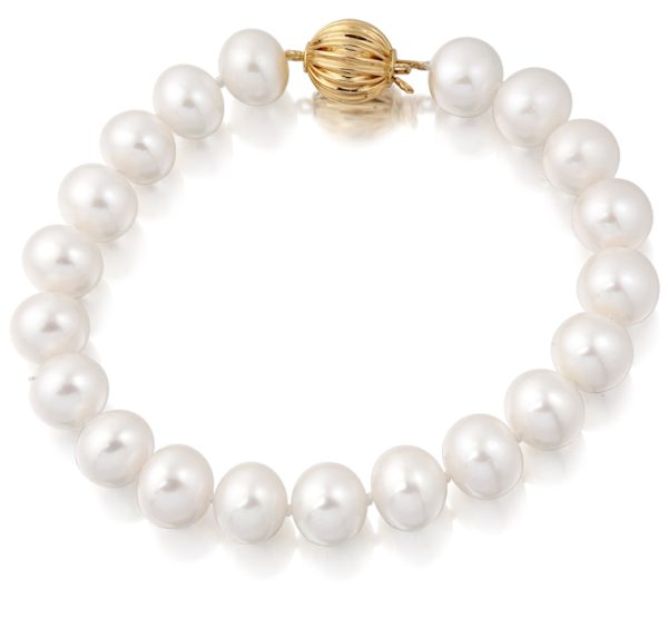 14ct Gold Cultured Pearl Bracelet - PL23WB