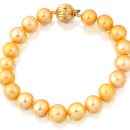 14ct Gold Cultured Pearl Bracelet - PL23YB