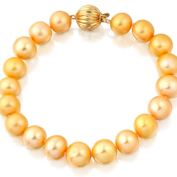 14ct Gold Cultured Pearl Bracelet - PL23YB