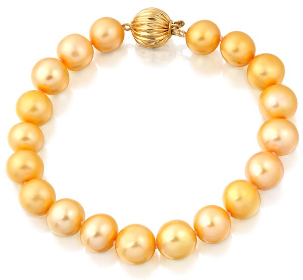 14ct Gold Cultured Pearl Bracelet - PL23YB