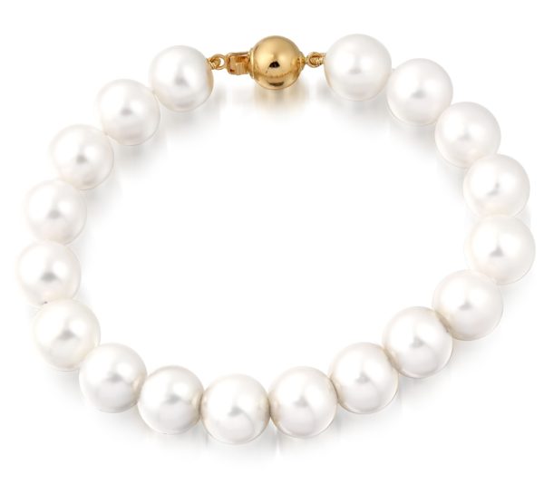 14ct Gold Cultured Pearl Bracelet - PL43WB