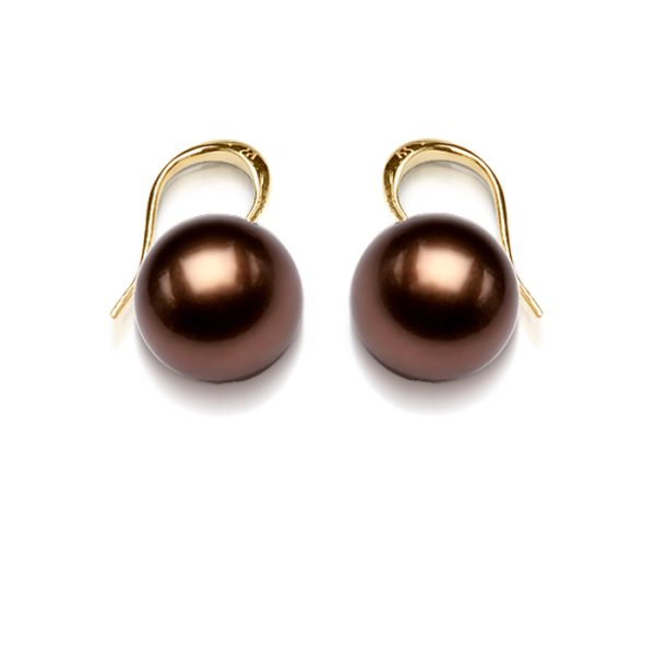 14ct Gold South Sea Pearl Earrings - SSP11BE