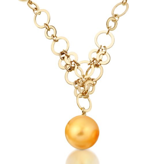 14ct Gold South Sea Pearl Necklace - SSP7