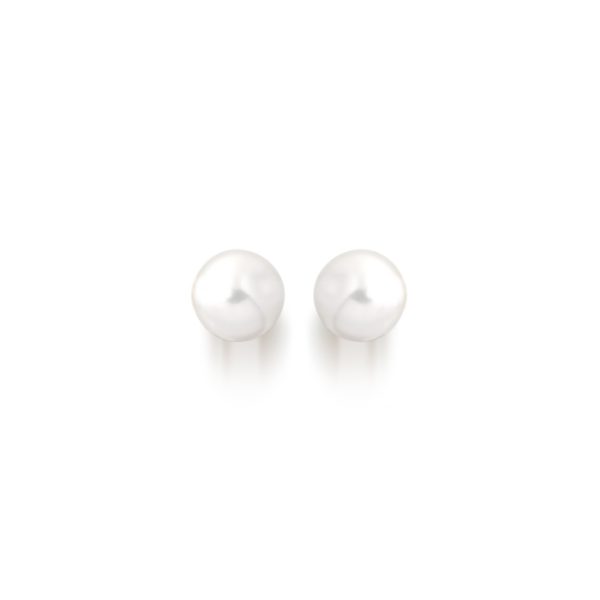 14ct Gold Cultured Pearl Stud Earrings - PL30E