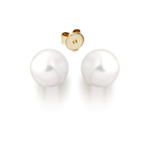 14ct Gold Cultured Pearl Stud Earrings - PL43E