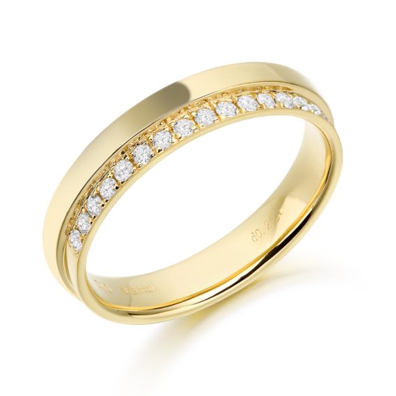 Diamond Wedding Band-DPL580