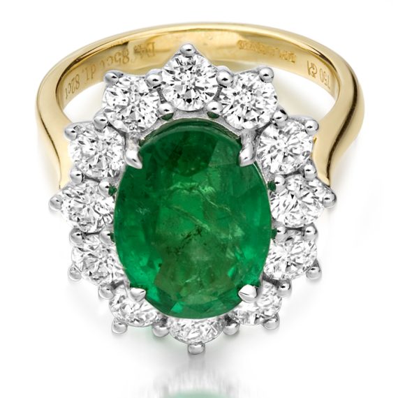 Diamond Engagement Ring-DPL549E/1.82+4.85