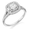 Cushion Cut Diamond Engagement Ring-DPL598W