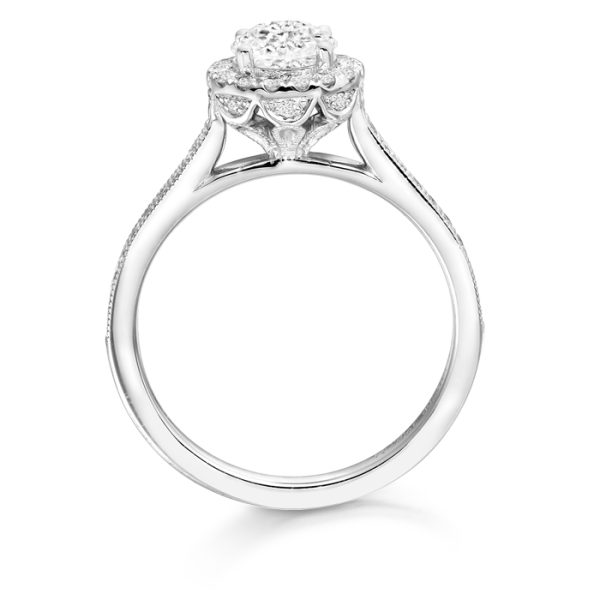 Diamond Engagement Ring-DPL603W/1.01