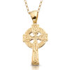 9ct Gold Celtic Cross - C132