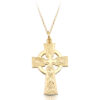 9ct Gold Celtic Cross - C135