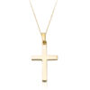 9ct Gold Cross Pendant-C25