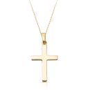 9ct Gold Cross Pendant-C25