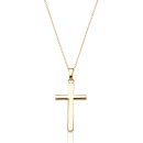 9ct Gold Cross Pendant-J22