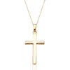9ct Gold Cross Pendant-J23