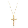 9ct Gold Crucifix Cross Pendant-C58