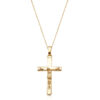 9ct Gold Crucifix Cross Pendant-J2