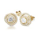 9ct Gold CZ Earrings-E299