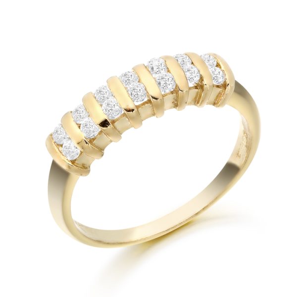 9ct Gold Eternity Ring - D52