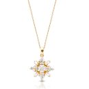 9ct Gold CZ Pendant-P214