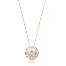 9ct Gold CZ Floater Pendant-P243P