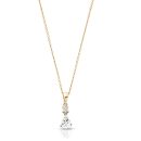 9ct Gold CZ Pendant-P270