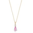 9ct Gold CZ Pendant-P270P