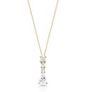 9ct Gold CZ Pendant-P275