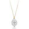 9ct Gold CZ Pendant-P308SCZ