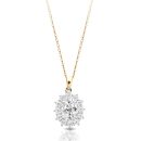 9ct Gold CZ Pendant-P308SCZ