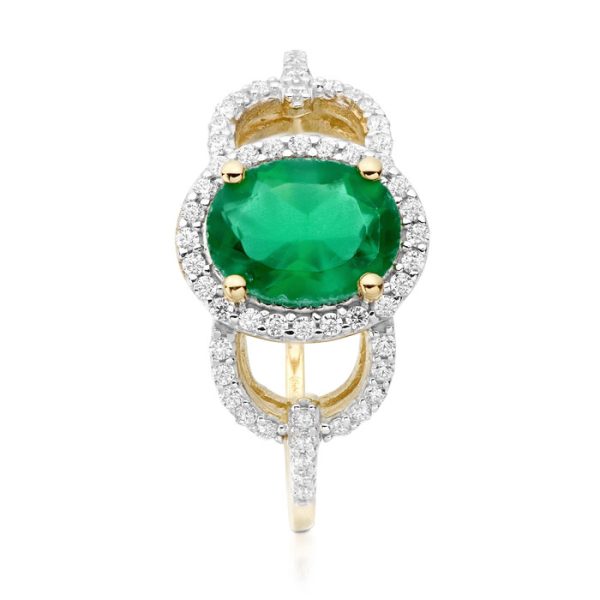 CZ Emerald Ring-D1G
