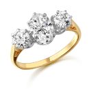 Vintage Style CZ Ring-D45