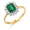 Emerald CZ Ring-D73G