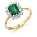 Emerald CZ Ring-D73G