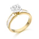 9ct Gold CZ Engagement Ring-R150
