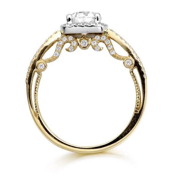 9ct Gold CZ Ring-R325