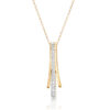 9ct Gold Diamond Pendant-DPL16
